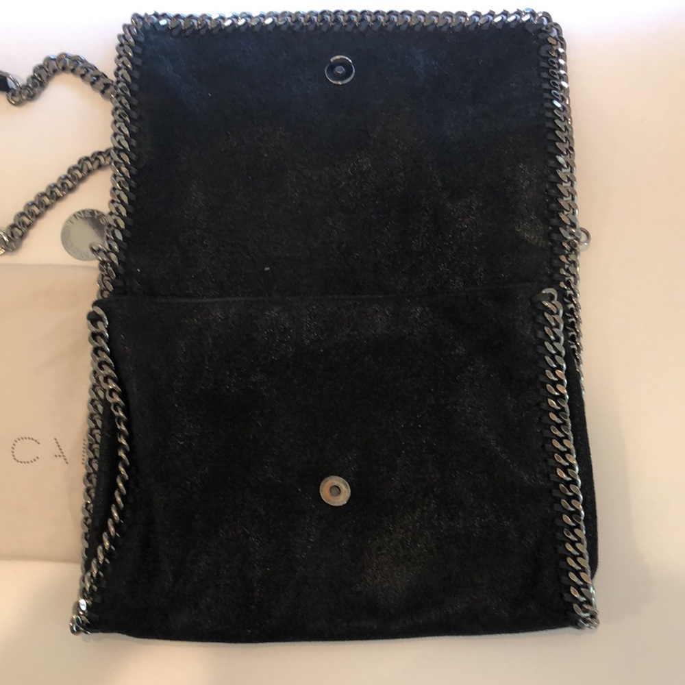 Stella McCartney Black Falabella Mini Chain Crossbody - Picture 3 of 8